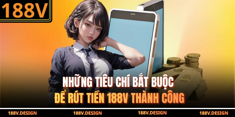Những tiêu chí bắt buộc để rút tiền 188v thành công