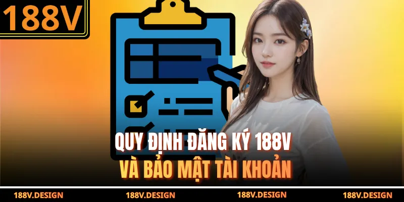 Quy định đăng ký 188V và bảo mật tài khoản